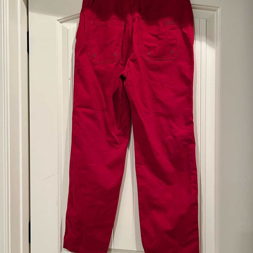 Ralph Lauren Red Women's Pants - Picture 3 of 7
